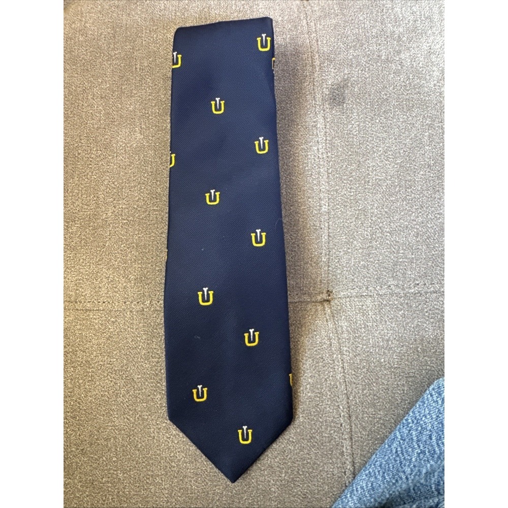 Vintage Nelson & Gwatkin Richmond, VA Navy Tie Gold Nail "U" with Silver Screw